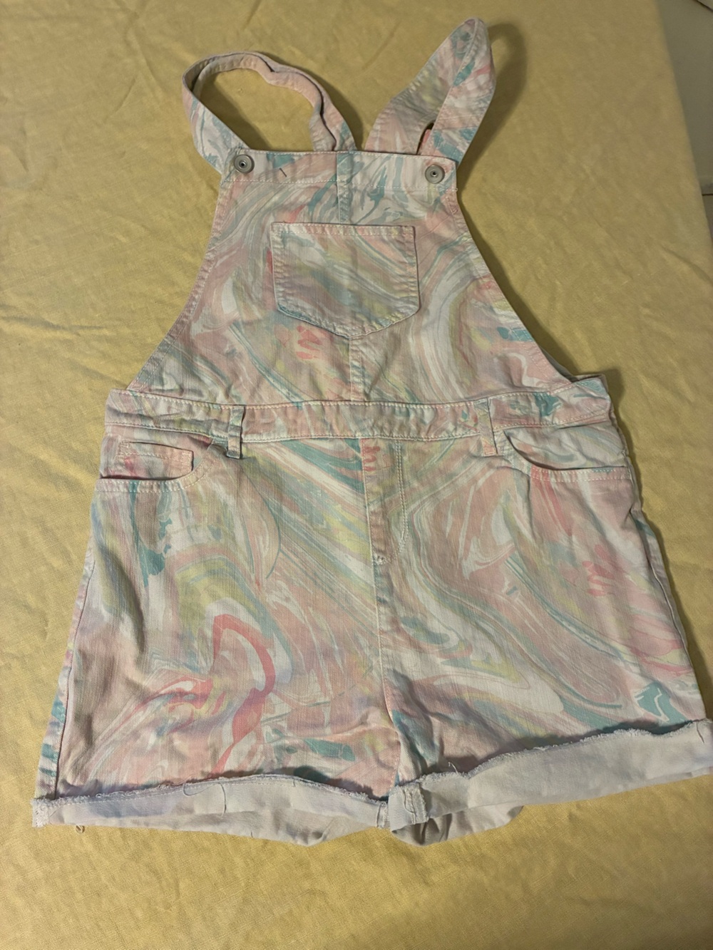 Children’s Place Girl’s 16 Pastel Tie-Dye Overalls